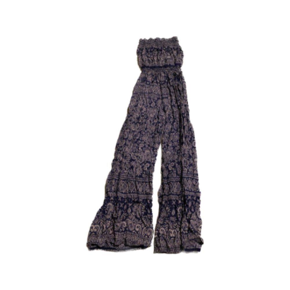 Navy Boho Jumpsuit